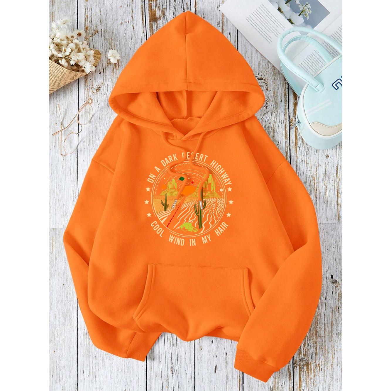 

На темном пустынном шоссе, прохладный ветер в моих волосах, мужская и женская толстовка с капюшоном, флисовая толстовка, одежда больших размеров для пар 3XL