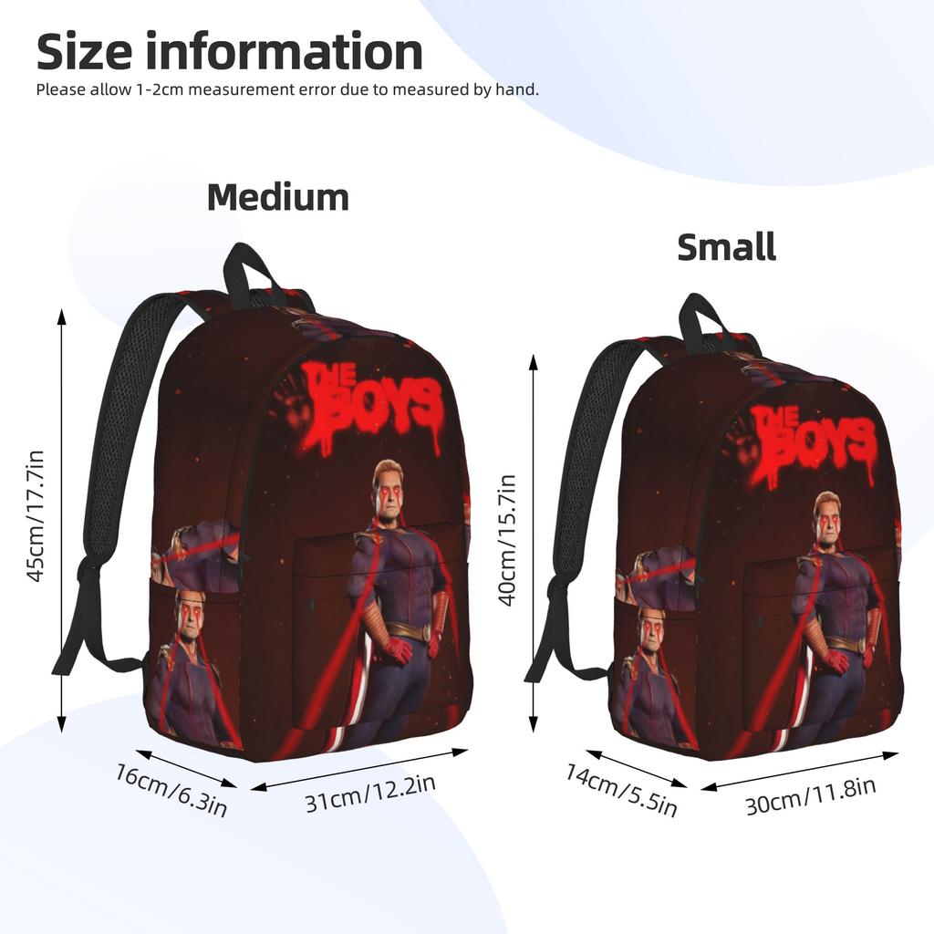 Invincibles Comic Cool Knapsack Sports Learner Hiking Journey  Everyday Backpack for Men Women Laptop Sling Tote