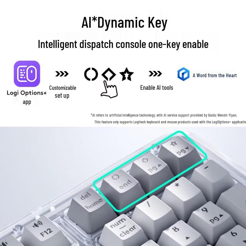 Logitech G K98M AI Custom Wireless Mechanical Keyboard
