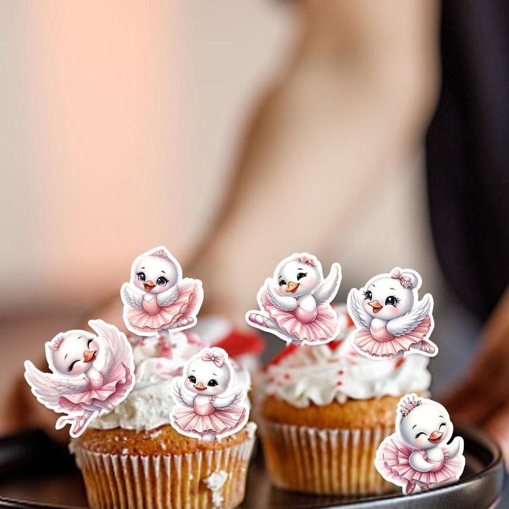 Confetti Swan Pattern Birthday Celebrate Party Decoration Throwing Props