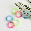 Cat Self-Playing Toy. Donut-Shaped Cat Soft Tube with Bell Sound, Bouncing Spring Cat Toy, Without Battery