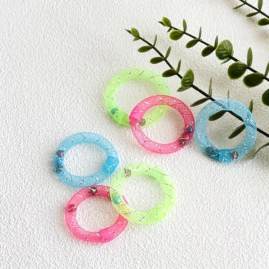 Cat Self-Playing Toy. Donut-Shaped Cat Soft Tube with Bell Sound, Bouncing Spring Cat Toy, Without Battery