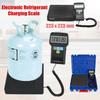 HVAC Precision Electronic Refrigerant Charging Scale Weighing Weight Digital Car Refrigerant with English Instruction