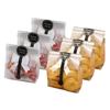 150Pcs Translucent Cookie Bags with Ribbons Stickers for Packaging Cake Chocolate Candy Snack Baked