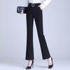 Women's Spring High-Waisted Flared Suit Pants - Slimming, Versatile, and Comfortable Wide-Leg Design