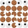 Cartoon Biscuits Embroidery Cloth Stickers Computer Embroidery Chapter Boy Ironing Funny Eye Beads Embroidery Stickers Decorative Patch Stickers