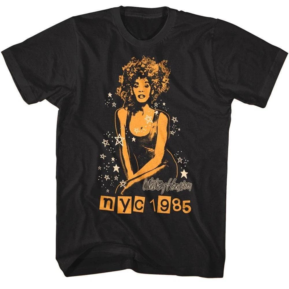 Whitney Houston NYC 1985 Men s T Shirt XL