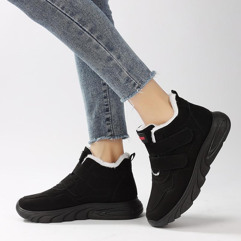 Winter new velvet warm casual shoes cotton shoes lightweight non-slip shoes