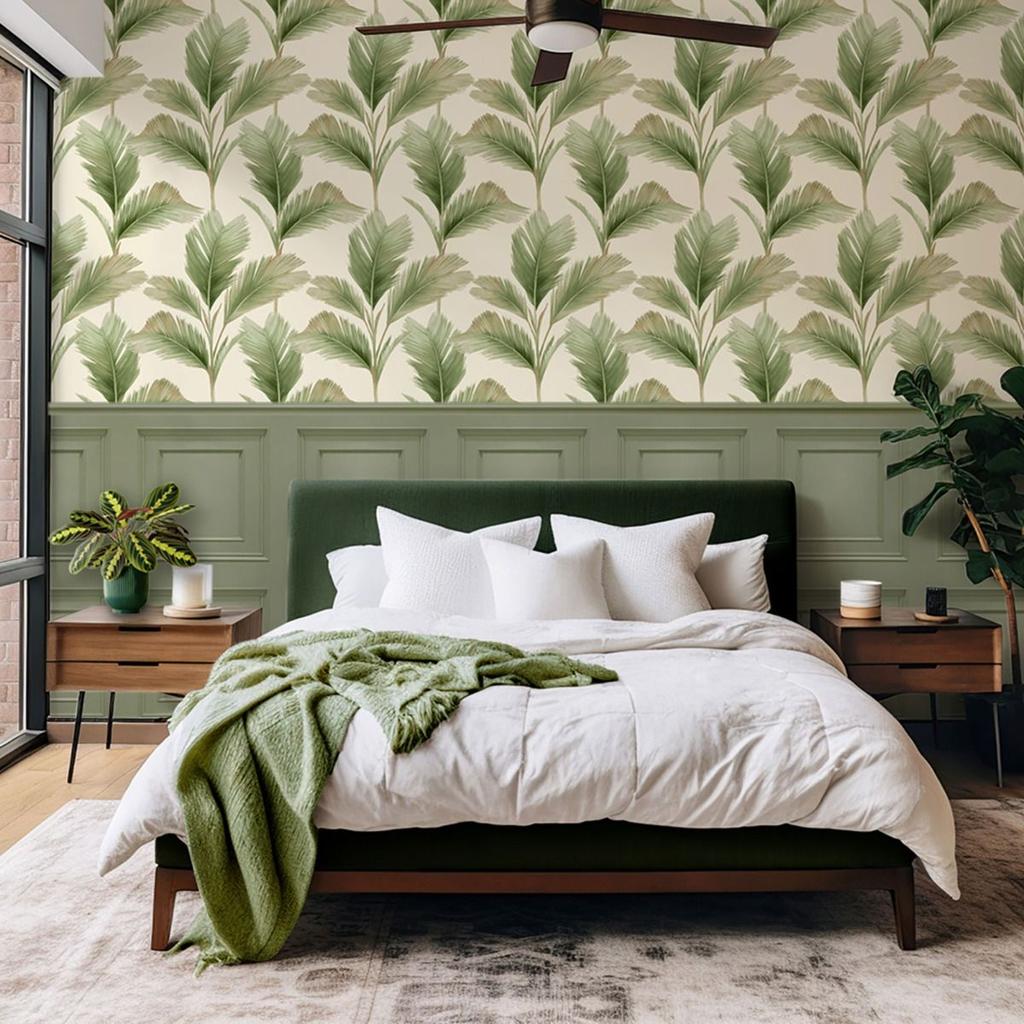Belgravia Kailani Palm Leaf Wallpaper
