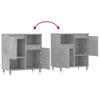 Sideboard Concrete Grey 60 x 35 x 70 cm Particleboard