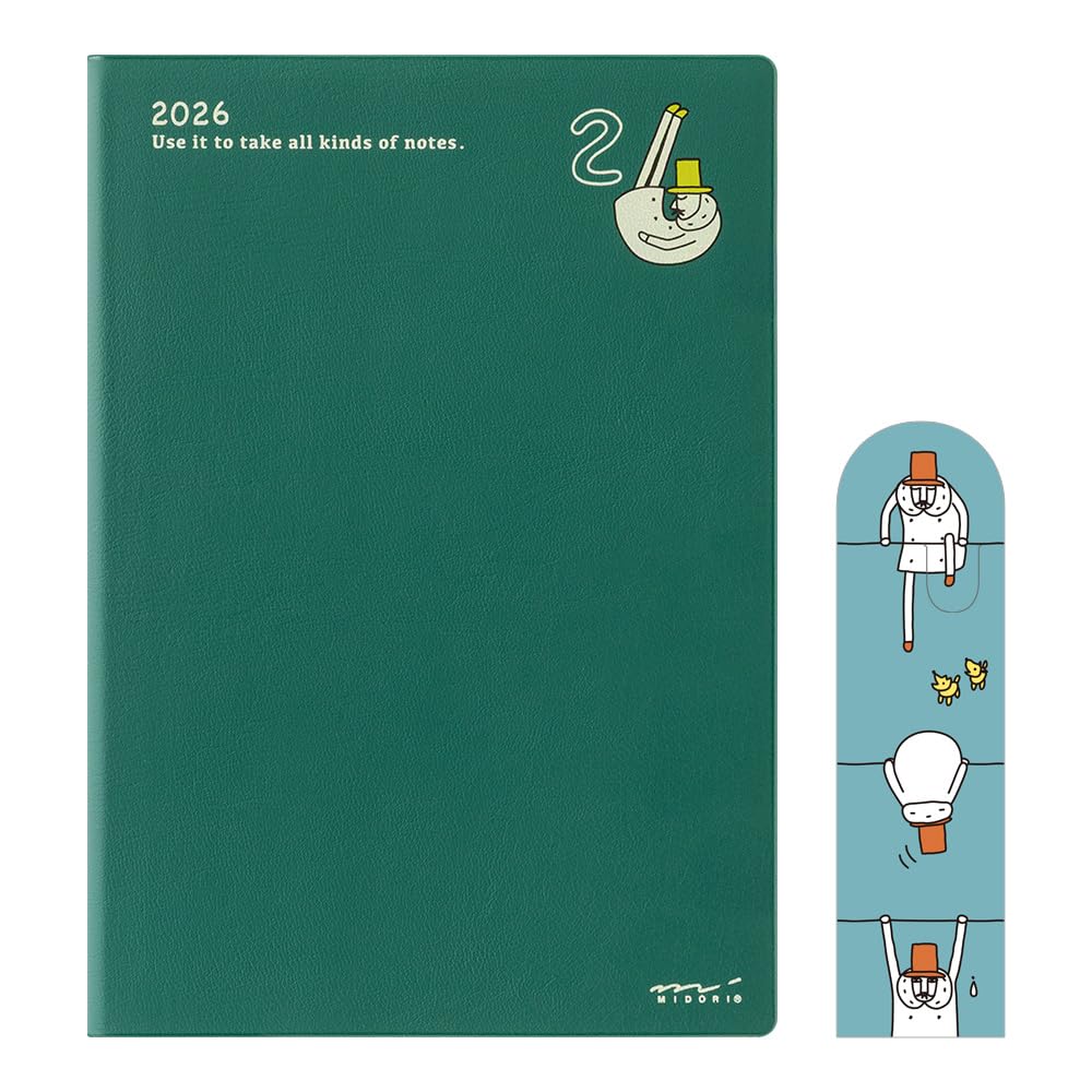 

Midori Pocket Limited с Дневником на январь 2026 года, 22376006, B6, Недельный, Издание, Закладка, Дизайн, (Начинается в 2026 году)