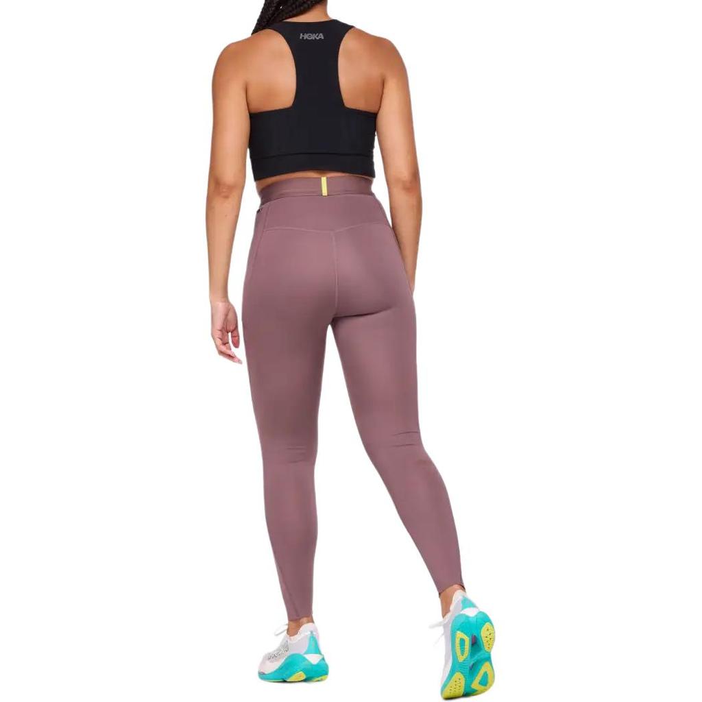 Hoka One One Novafly Run Tight 25" Breathable Slim Fit Mid Rise Sports Pants Women bottoms Smoke-Quartz 1141743-SMK