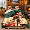 Lana Del Rey Custom Name 3Pcs Bedding Set 1 Bed Sheet 2 Pillowcases Bedroom Home Decor