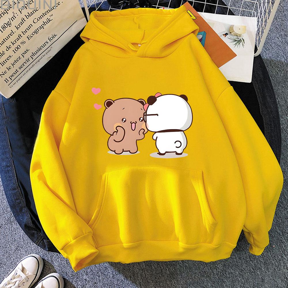 

Cute Little Pand Hoodie Panda Bear Dudu Great Love Bubu With Glasses Printing Boys/Girls Cartoon Sweatshirt Long Sleeve Kawaii Funko Pullovers Casual 4XL