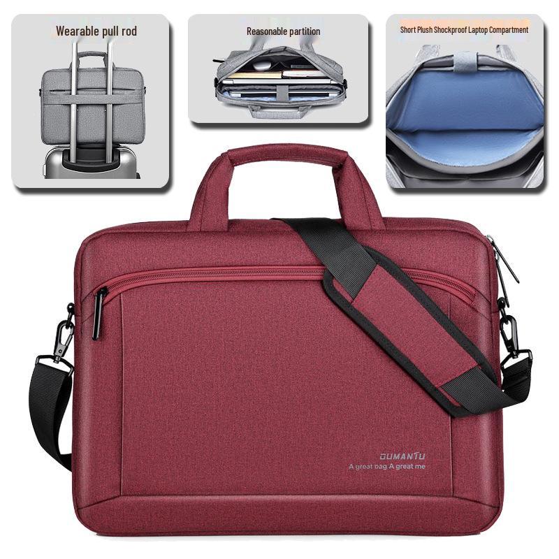 Wasserdichte Laptoptasche aus Oxford-Gewebe mit Innenfutter