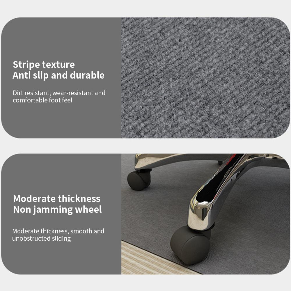 Office Chair Mat Computer Gaming Desk Chair Mat for Hard Wood Tile Floor Large Anti-Slip Floor Protector Rug Home Chair Mat