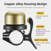Bicycle Bell For AirTag Bike Mount GPS Tracker Waterproof Brass Holder Hides AirTag Under Bike Bell Anti-Theft Bike Accessories2
