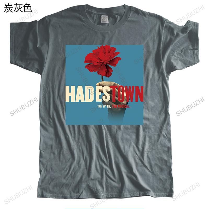 Unisex Luxury Vintage T Shirt Short Sleeve Hadestown The Broadway Musical Logo Cotton Fashion Tshirt For Him Plus Size Teeshirt