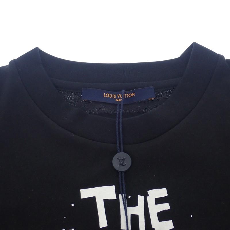 Louis Vuitton XS Short Sleeve T-shirt Black Cotton Mens