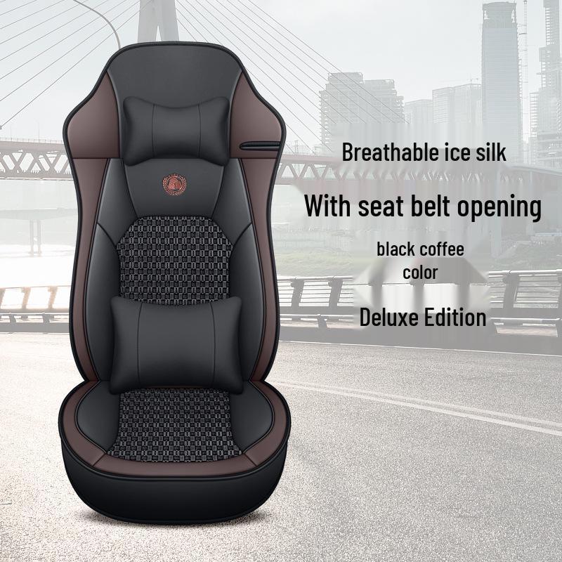 SAIC Hongyan Jieshi C500/M500/C350 Truck Leather Seat Cover Cushion - King Kong Series, Full Wrap