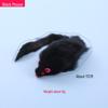 Large Rabbit Fur Mouse Simulation Plush Cat Toy with Sound
