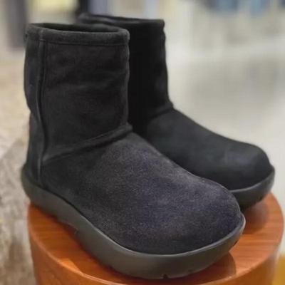 Damen 2023 Lammwollgefütterte Schneestiefel - Samt, Dick, Warm, Baumwollschuhe mit dicken Sohlen