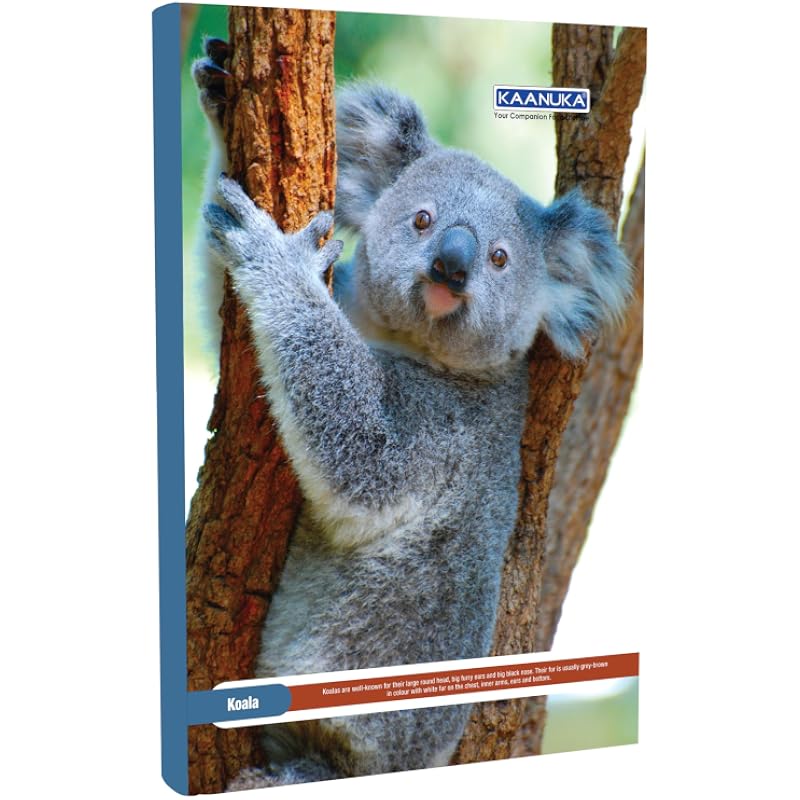 KAANUKA Long Size Notebook - 172 Pages, Ruled, Single Line, A4-29.7cm X 21.0cm, Pack Of 5 Notebooks, Long Size Single li