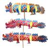 Traditional Handheld Dragon Lantern Handmade LED Lantern Toys Dragon Dance Lantern  Spring Festival