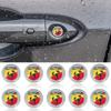 14mm Auto Logo Aufkleber für Auto Fernbedienung Schlüssel Emblem Abzeichen für Abarth Punto 500 Tipo Stilo Palio Bravo Doblo Panda Ducato