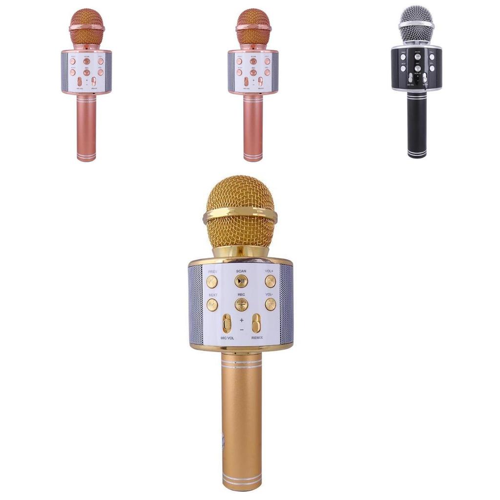 Wireless Bluetooth Microphone Handheld Ktv Mini Portable Speaker Usb Player For Home And Ktv Use