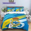 Juego de Colcha con Patrón del Deportivo La Coruña Decoración del Hogar Regalo (1 funda nórdica + 2 fundas de almohada sin relleno.)