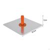 Aluminum Plaster Mortar Board Holder Round Corner Easy To Hold with Comfort Grip Plastering Tool for
