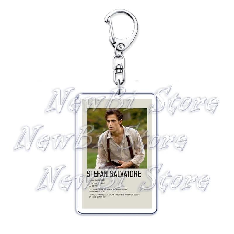 The Vampire Diaries Twilight Keychain for Accessories Damon Stefan Salvatore Elena Bella Swan Edward Cullen Key Chain Keyring