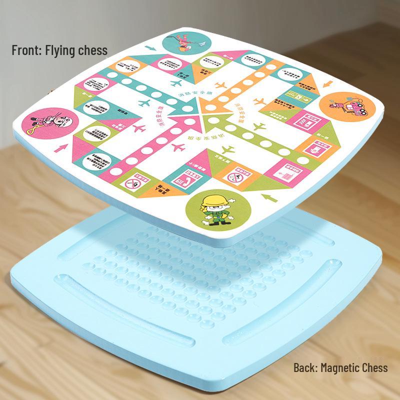 Magnetic 2-in-1 Ludo & Minesweeper Children s Brain Training Game