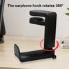 PC Gaming Headset Stand Under Desk 360 Degree Rotating Clamp-On Headphone Holder Headphone Hanger Hook for PC Desktop