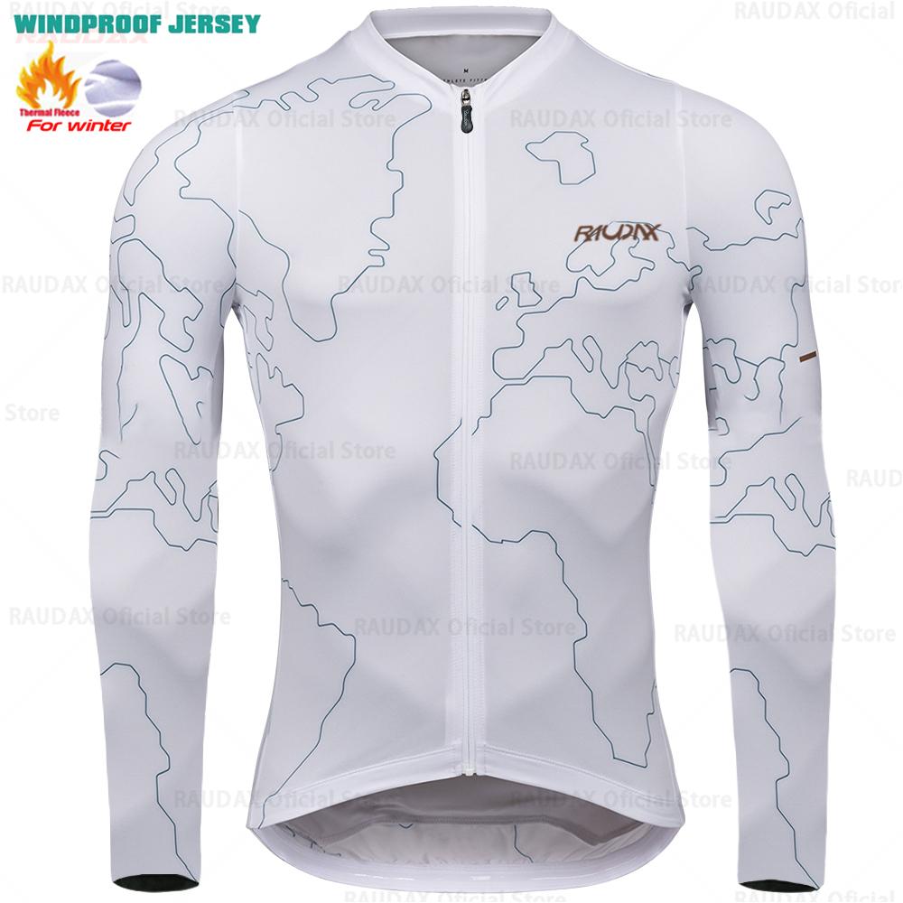 

2026 Winter Velvet Warm Cycling Suit Set Thermal Fleece Clothing Sets Top Cycling Jersey Sport Bike MTB Riding Clothing Warm Jackets for Man XS