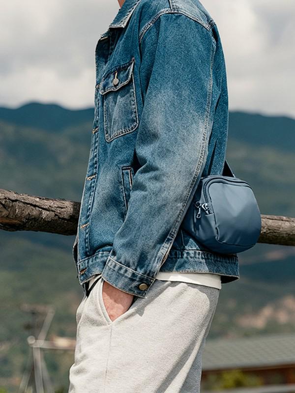 2025 Autumn/Winter Unisex Lightweight Mobile Shoulder Bag - Stylish & Casual Chest Pack