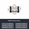 Lml9C Miniatura Trilho Linear Trilho 9Mm Largura Bloco Deslizante Carrinho de Trilho Linear Movimento Linear Com Trilho de 100Mm