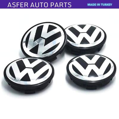 4 Piece Wheel Center Emblem Set For Volkswagen Golf Mk5 2005-2009 OEM 3B0601171