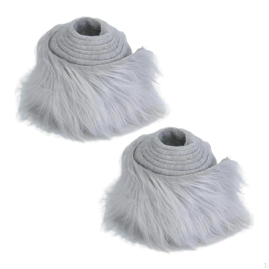 2 Pack Faux Shaggy for Toy Making And Festive Clothing Projects