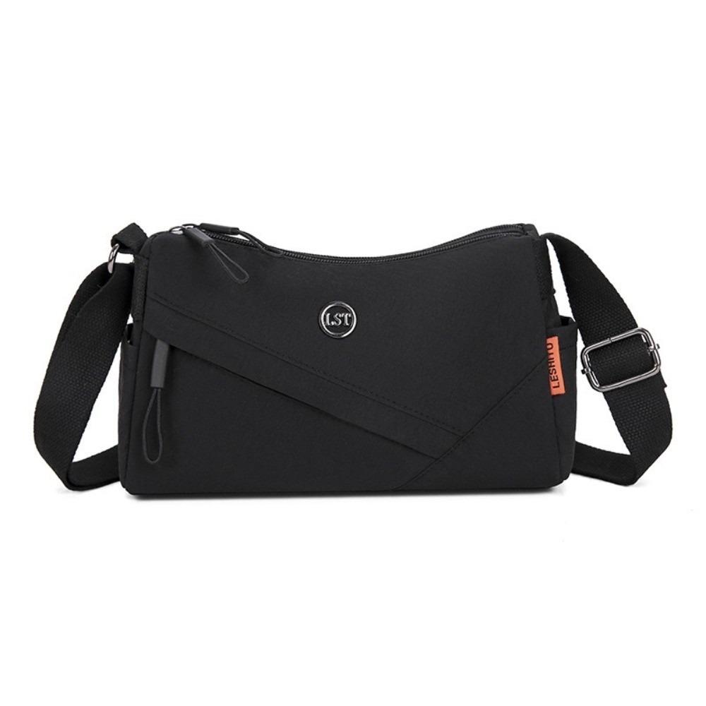 New Large Capacity Crossbody Bag Nylon Lightweight Shoulder Bag Multi-Compartment Waterproof Ladies Bag Casual
