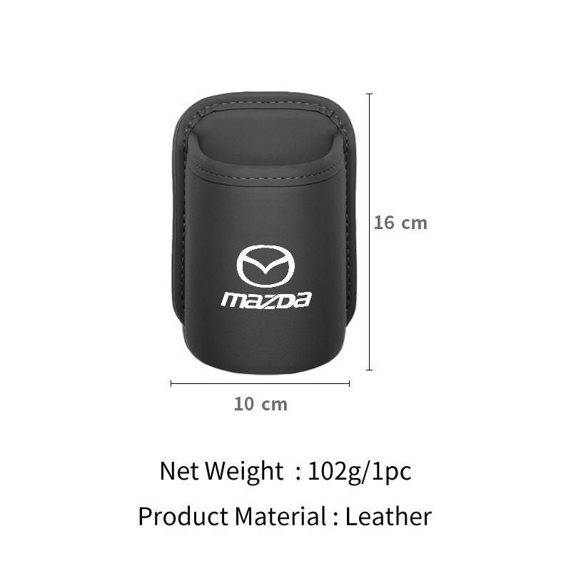 Leather Car Water Cup Holder Interior Drink Rack Organizer For Mazda 6 3 CX5 5 2 323 CX7 Demio Atenza MX30 CX3 CX9 MX5 RX8 RX7