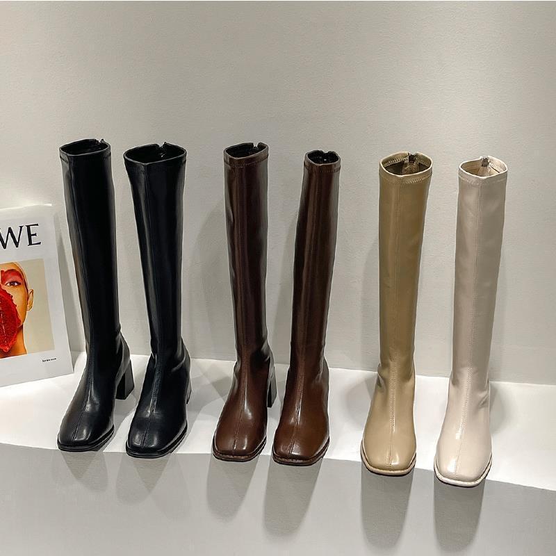 41 long boots long boots women's knee large size but knight boots high