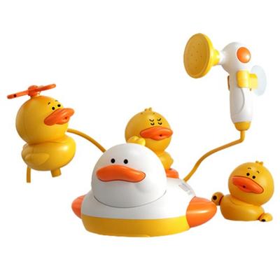 Keygers Toddler Oki Boat Shower Fountain Toy 7-Piece Set, Korean Bath Toys