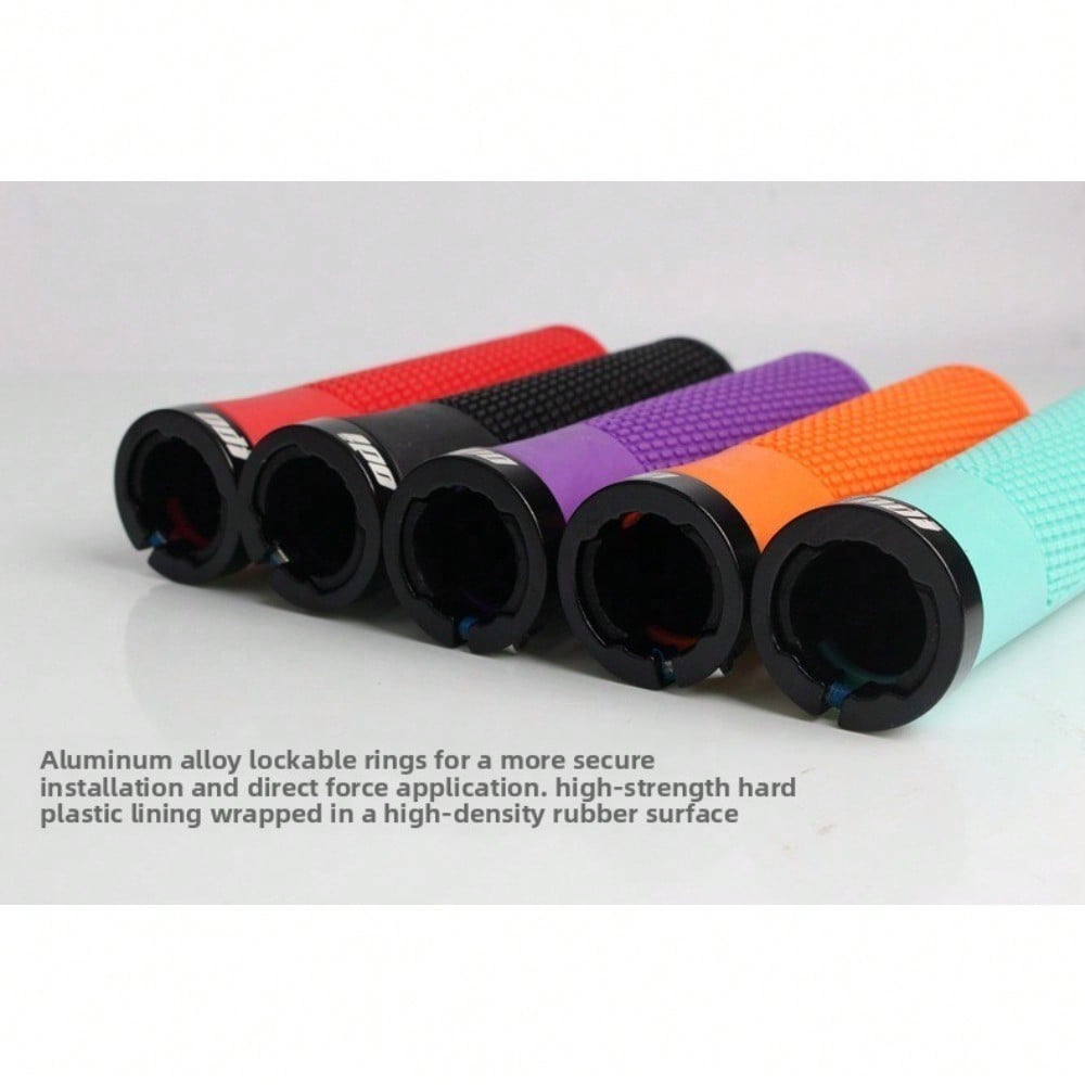 Rubber Grip, Mountain Bike Grip, Lock Grip, Non-slip Shock Absorber Folding Grip