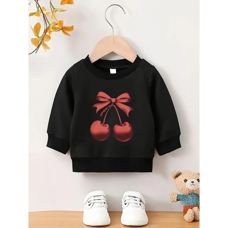 European sizes Minimally Printed Pattern, Comfortable and Skin Friendly for 0-3 Year Old Kids, Versatile Round Neck Hoodie Seasons