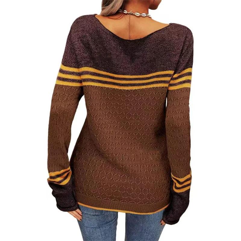 Sweater for Women Winter Thickened Pullover Warm Knitted Stretchy Long Sleeve Oversize Jumper Sweater Tops