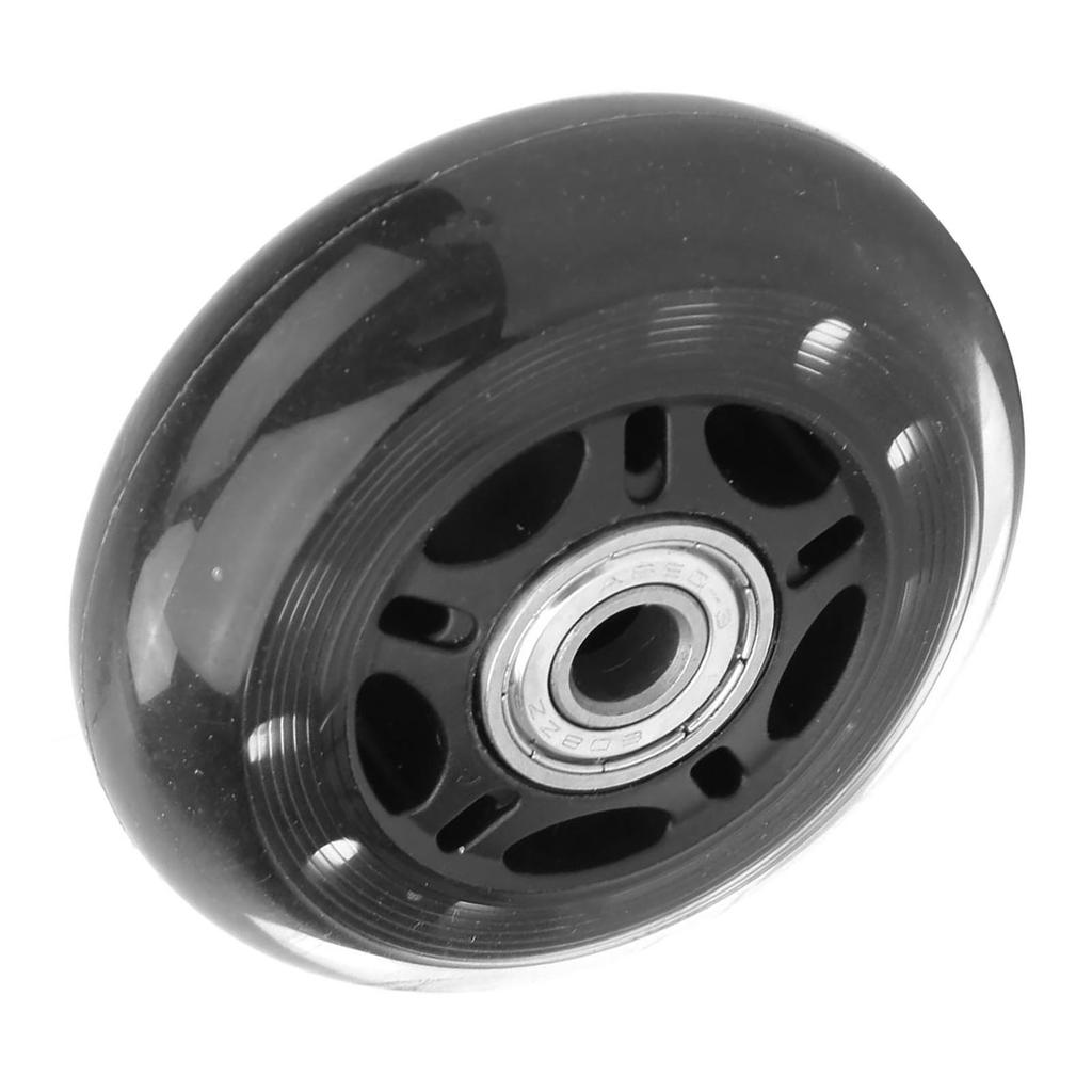 3in Casters Wheel, Silent PU with Gold Shower Grab Black Transparent Bathroom 18 608ZZ Bea Skates Luggage Cart Accessories
