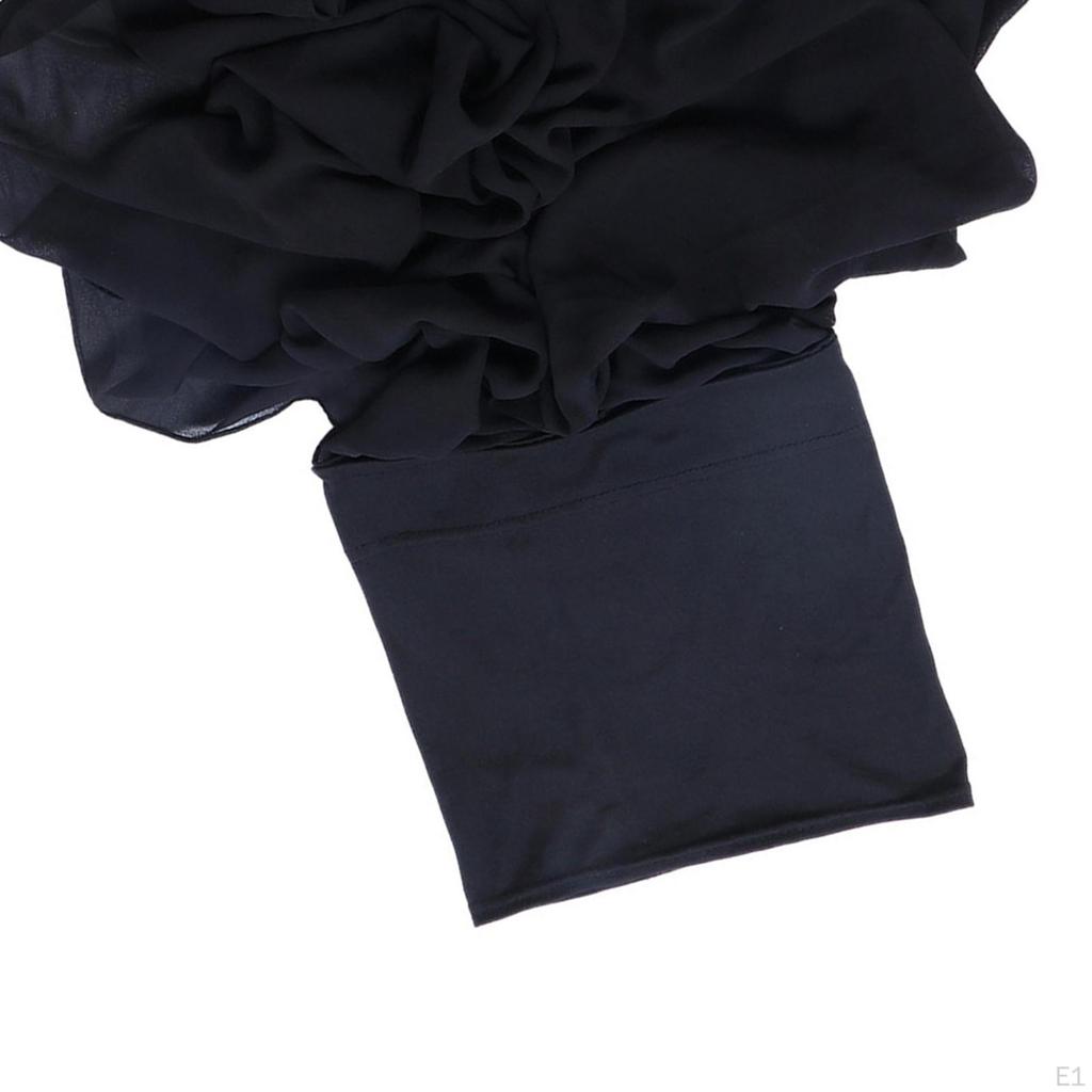 Chiffon Instant Hijab for Women Headscarf Polyester Sun Protection Turban Cap Wrap