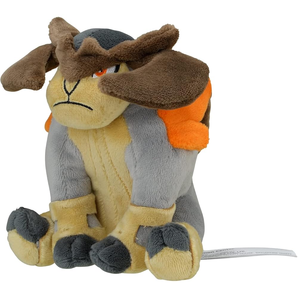 

Pokmon Center Original Pokmon Fit Terrakion Plush Toy 12.5x10.5x10.5 cm